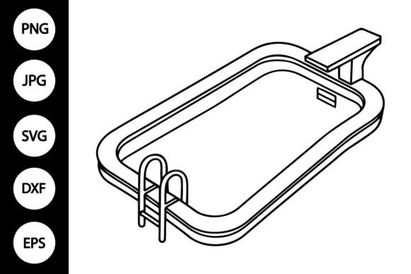 Download Outline Pool with Diving Board SVG - Diving board Collection