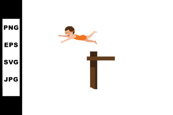 Download Boy Diving into Pool from Diving Board I - Diving board Collection