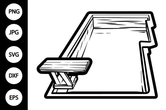 Download Outline Pool with Diving Board SVG - Diving board Collection