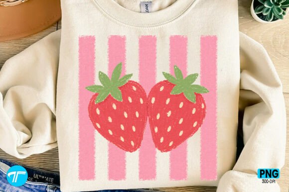 Download Striped Summer Strawberry Trendy Shirt - Trendy shirt Collection