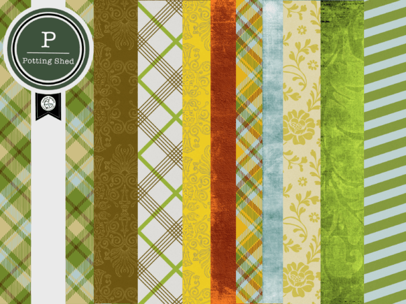 Download Potting Shed Digital Scrapbook Kit Paper - Premium Resources